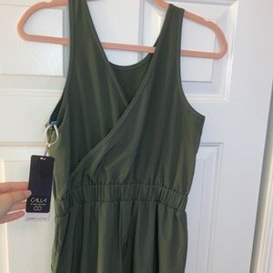 Calia wide leg overlap jumpsuit